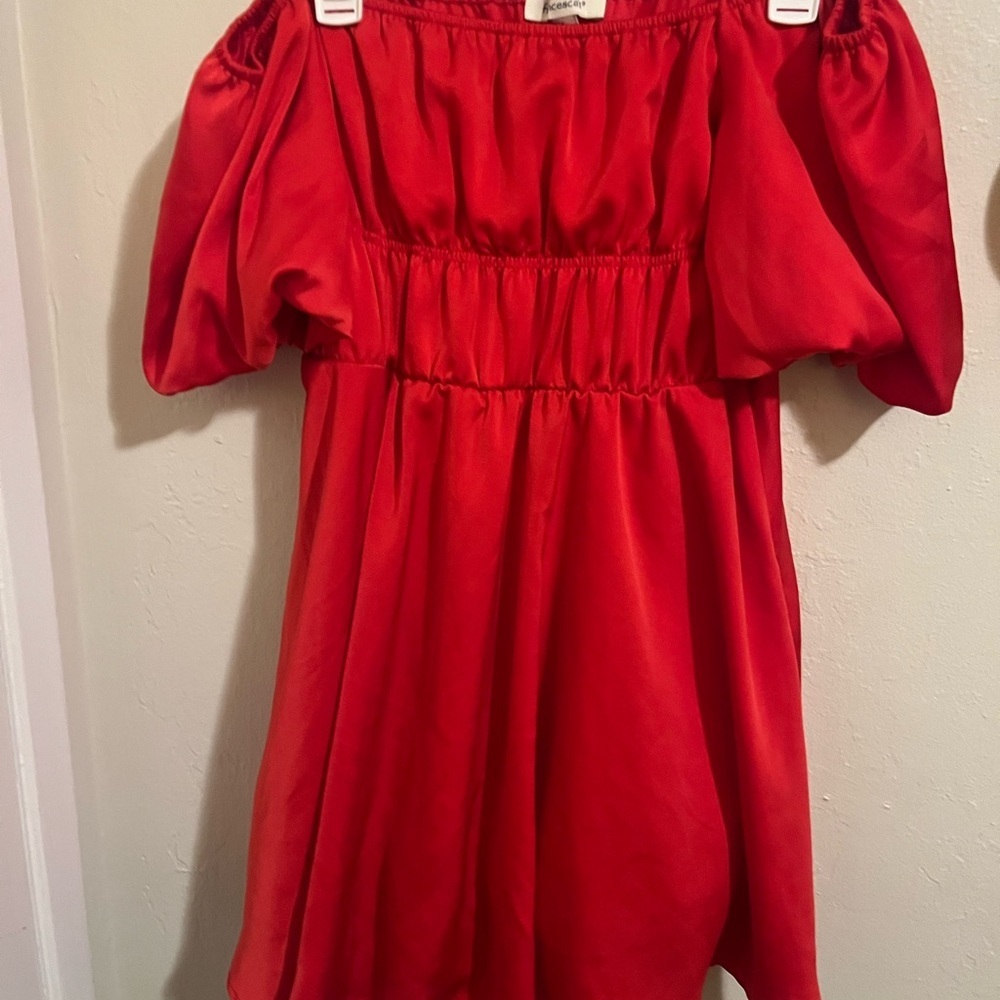 Francesca's Collections Vibrant Red Garment